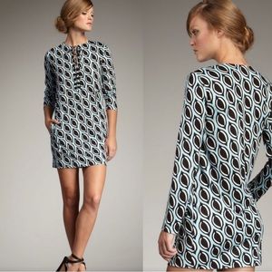 Diane Von Furstenburg Silk Nana Petal-Print Dress